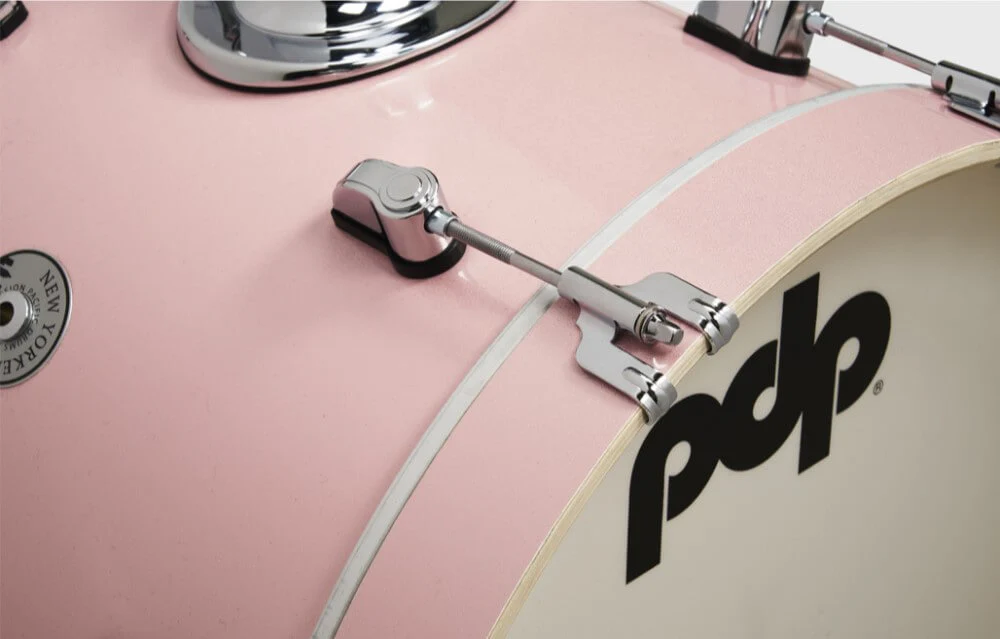 PDP New Yorker 14/8/12+14S 4pc Drum Kit Shell Pack - Pale Rose Sparkle - Image 10