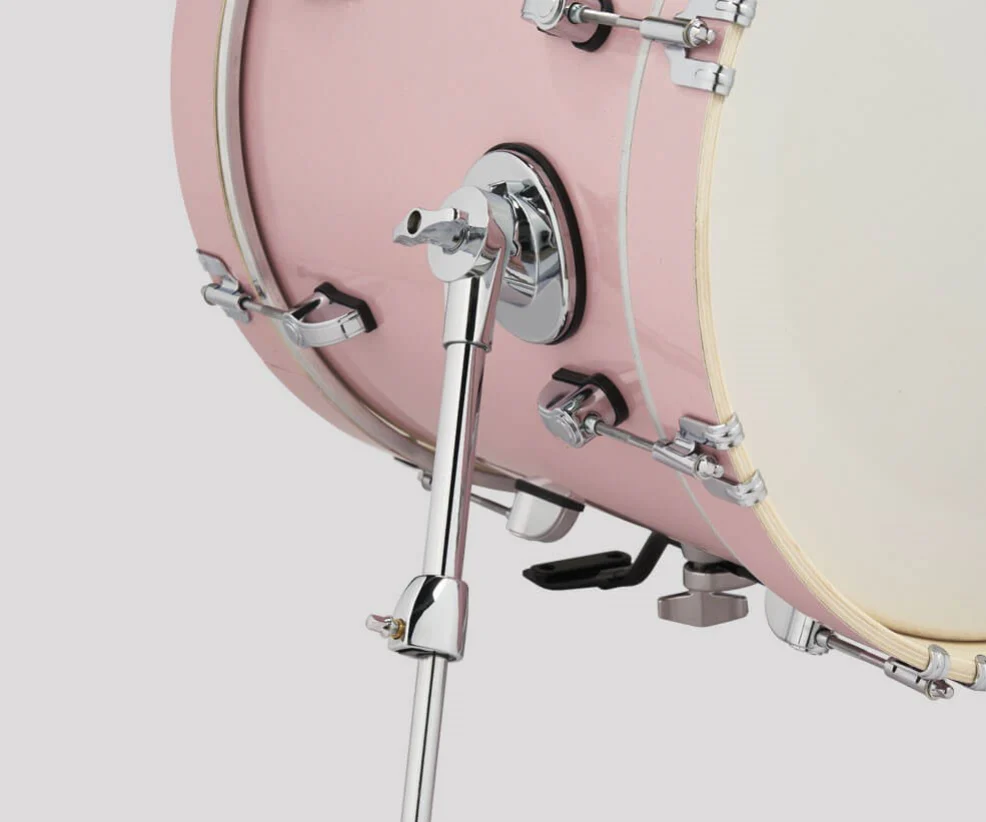 PDP New Yorker 14/8/12+14S 4pc Drum Kit Shell Pack - Pale Rose Sparkle - Image 5