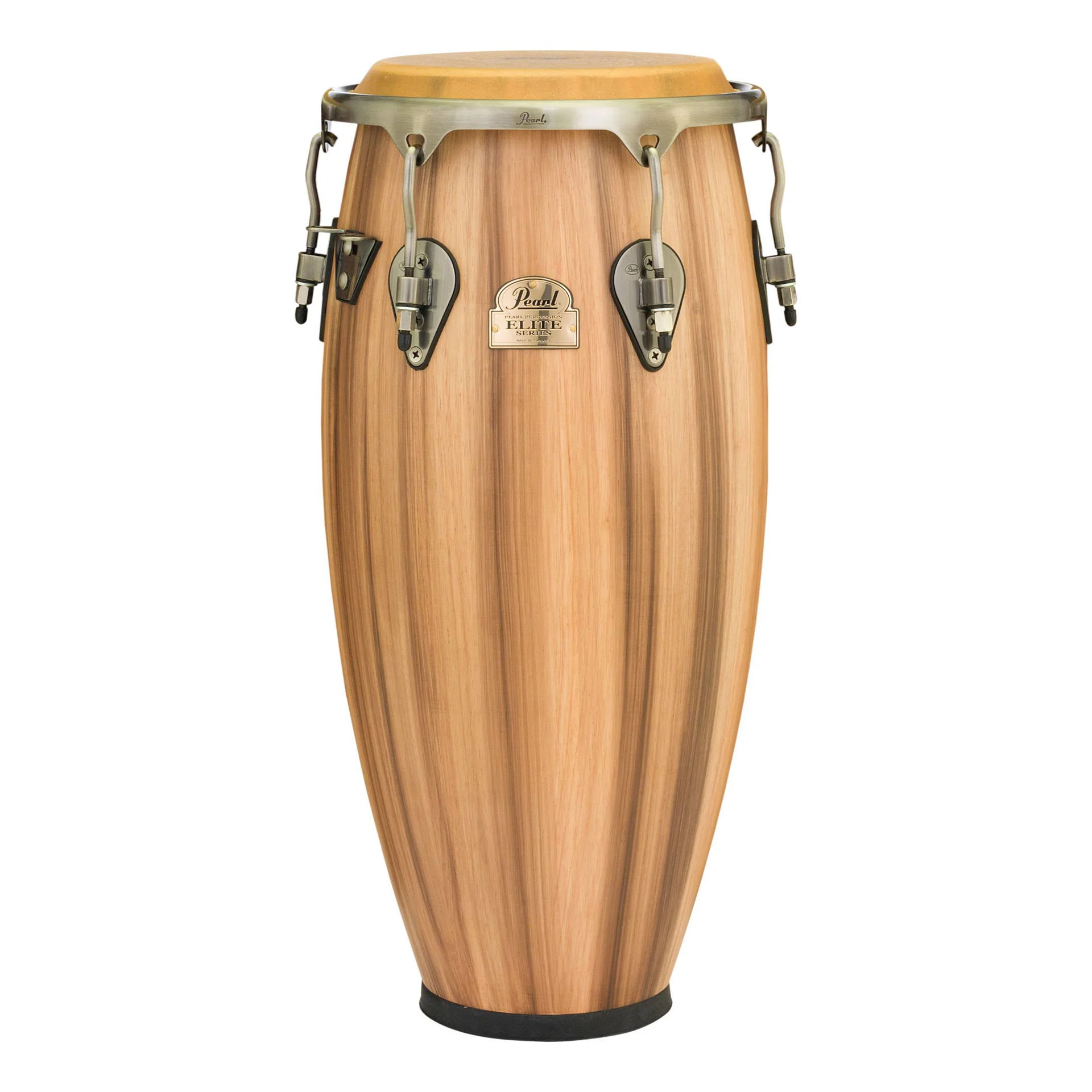 Pearl 11.75 Inch Elite Wood Conga  in Caramel Brown - Image 2