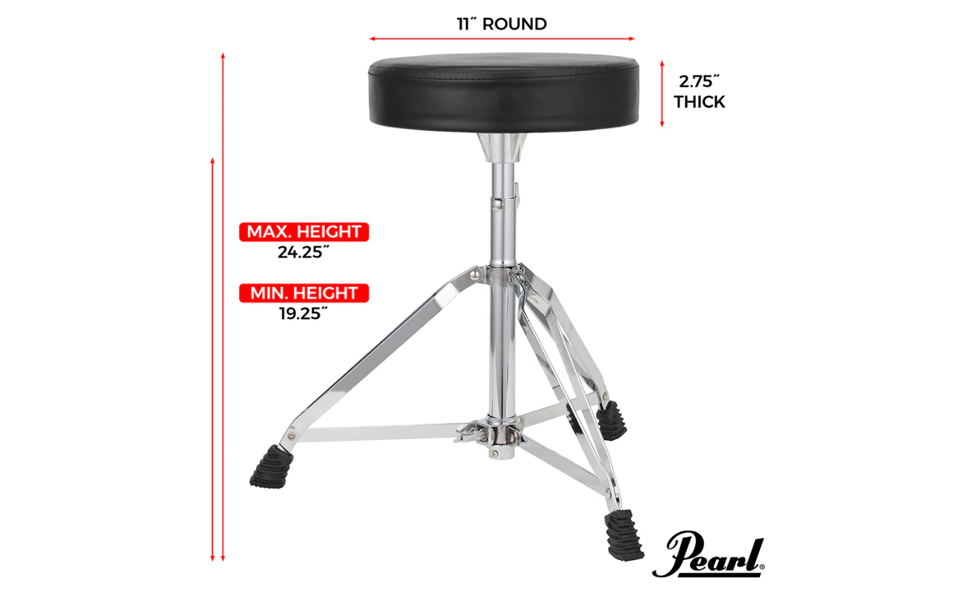 Pearl D-50 Drum Throne - Image 3
