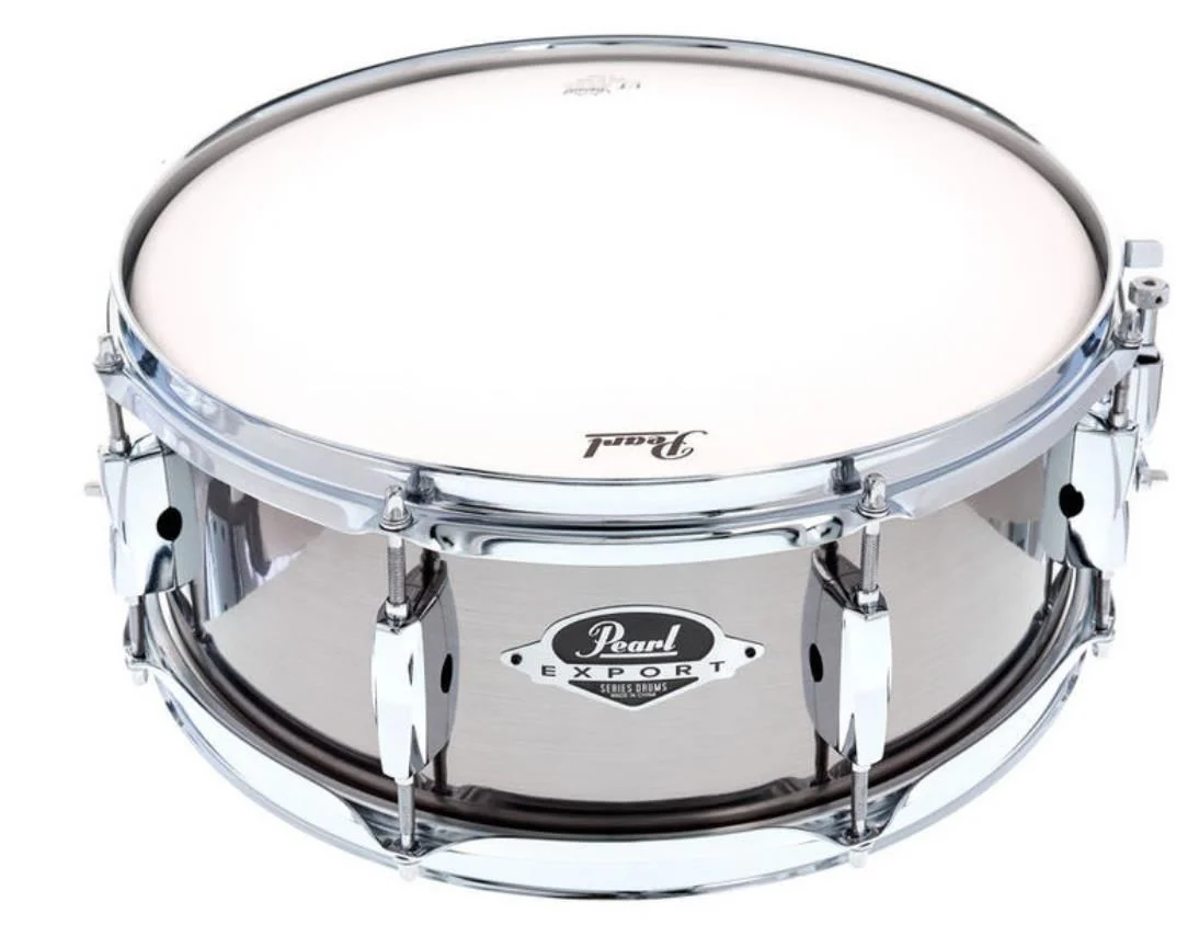 Pearl Export 14x5.5 inch Snare Drum - Smokey Chrome - Image 2