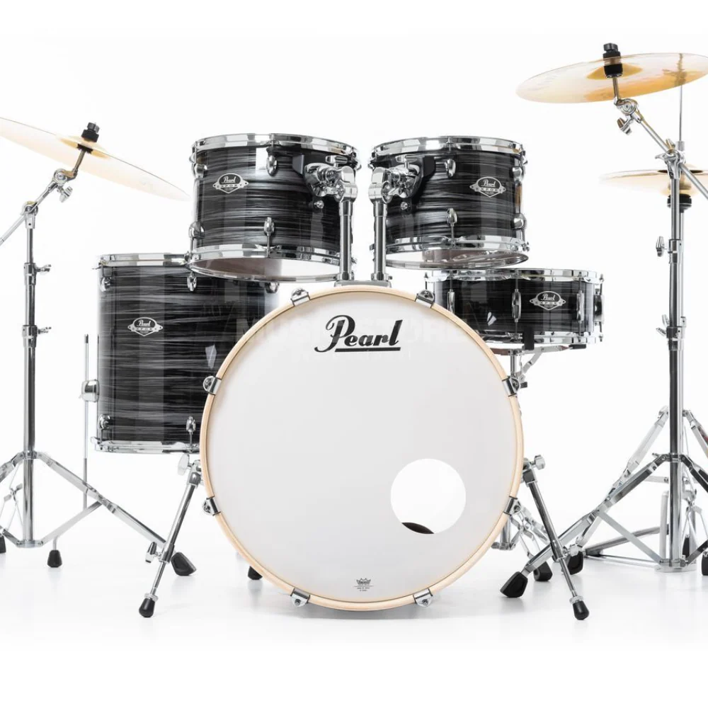Pearl Export EXX 22 Fusion Plus Kit w/HW - Graphite Silver Twist