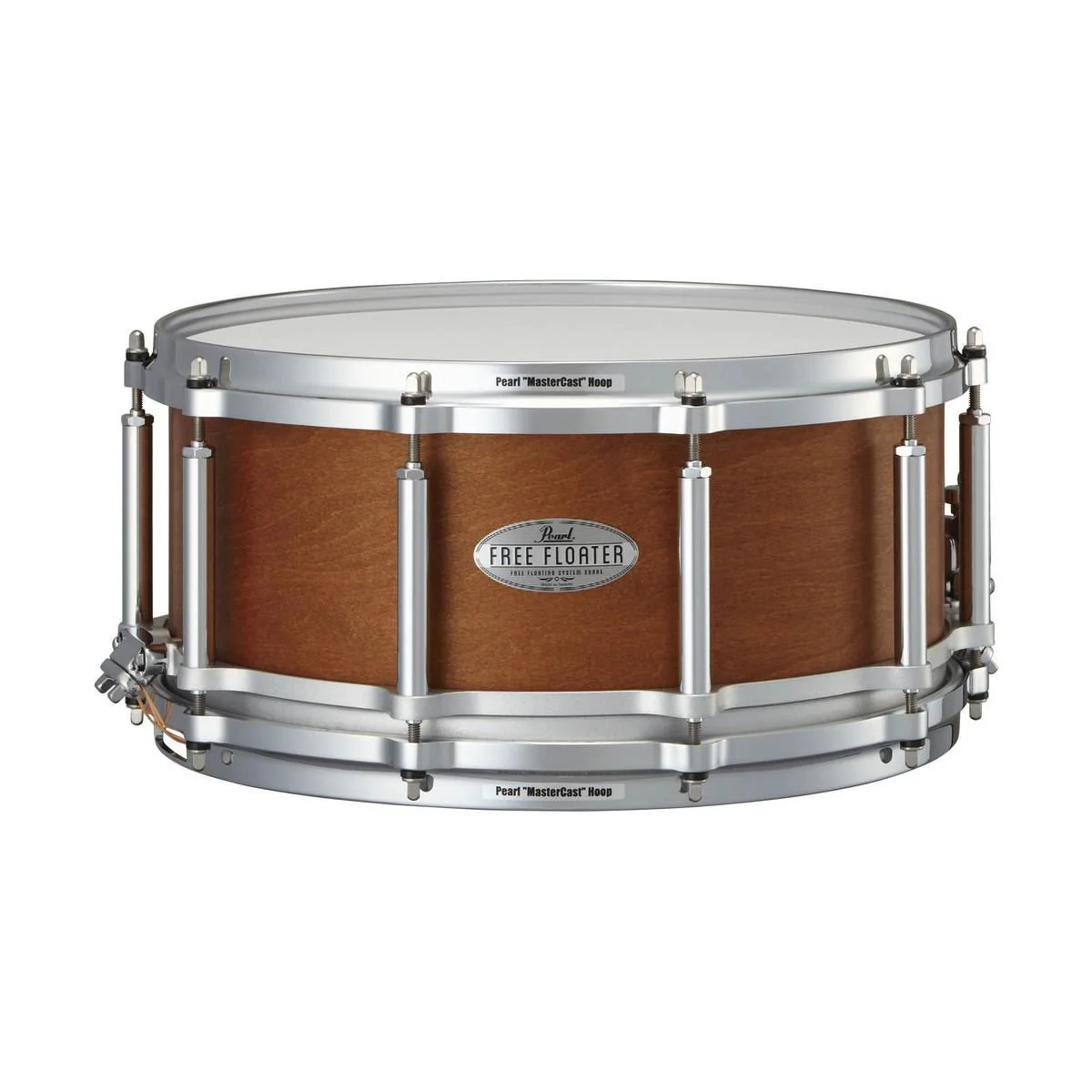 Pearl Free Floating Maple / Mahogany 14 x 6.5 Snare Drum - Image 2