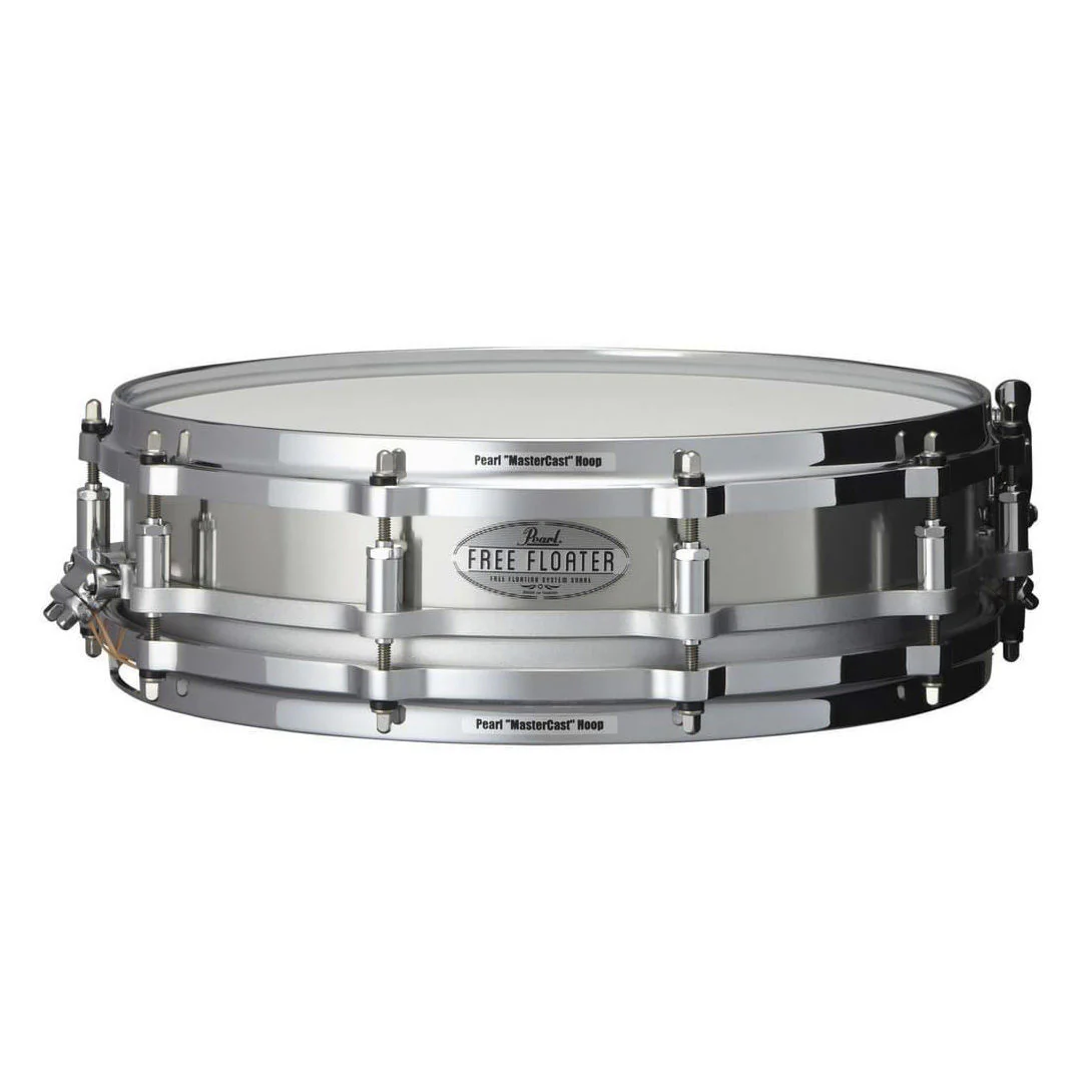 Pearl Free Floating Stainless Steel 14 x 3.5 Snare Drum - Image 2