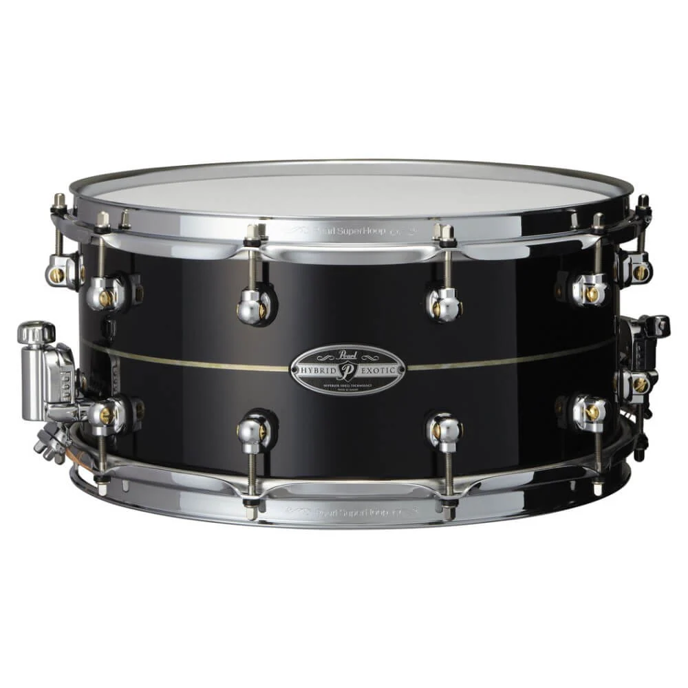 Pearl Hybrid Exotic Kapur / Fiberglass 14 x 8 Snare Drum - Image 2