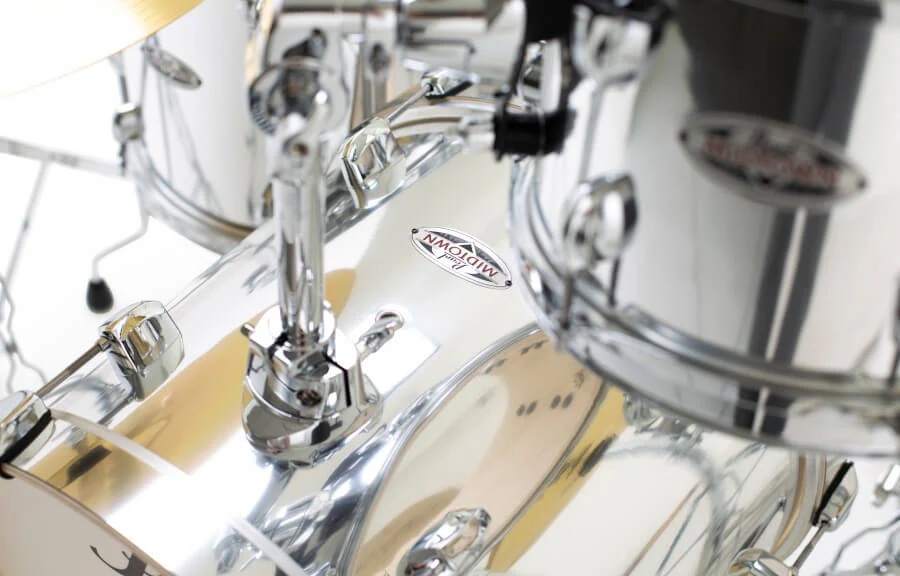 Pearl Midtown 16/10/13+13S 4pc Compact Drum Kit with HWP-150 Hardware Pack - Mirror Chrome - Image 4