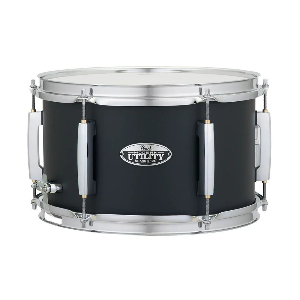 Pearl Modern Utility 12 x 7 Snare Drum Maple - Black Ice - Image 2