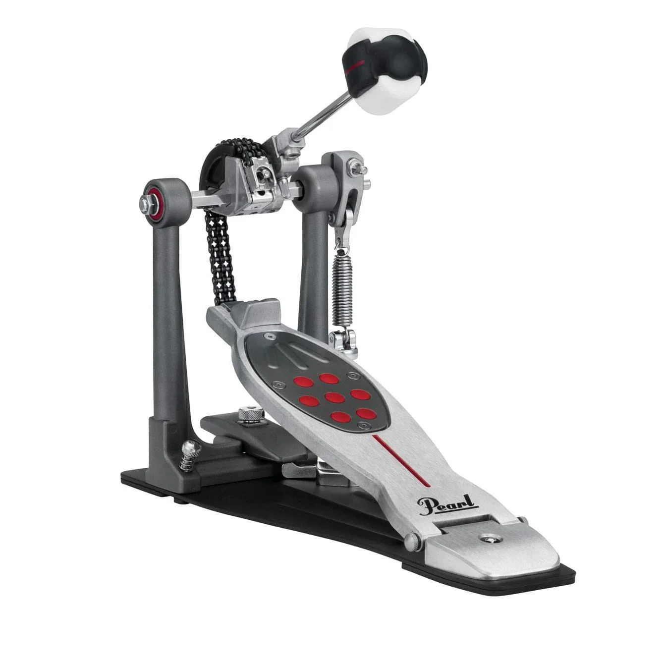Pearl P2050C Eliminator Redline Single Chain-Drive Kick Drum Pedal with Case - Image 2