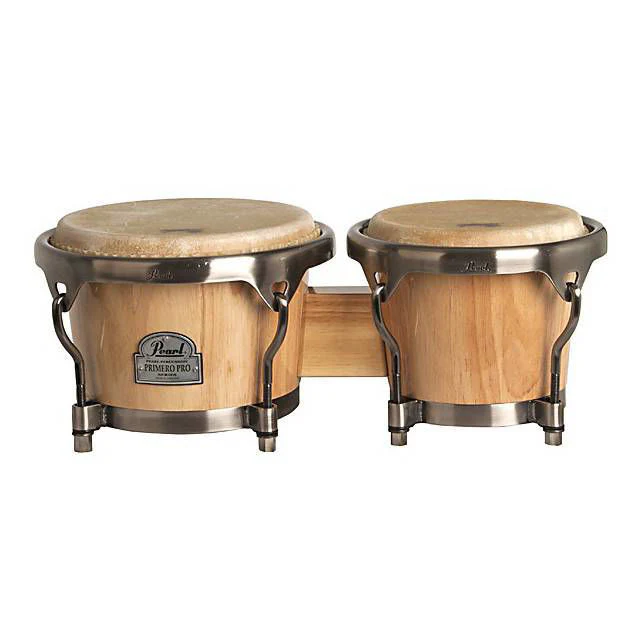 Pearl Primero Pro Series Thai Oak 7/8¬Ω Bongos - Natural - Image 2