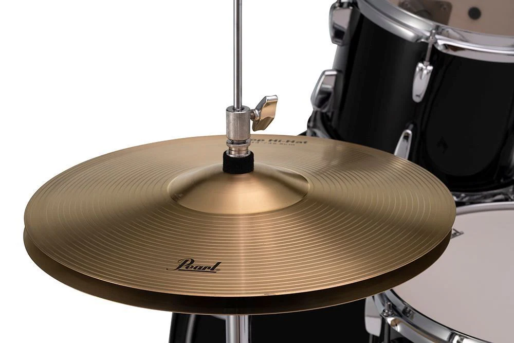 Pearl Roadshow 22 Fusion Plus Drum Kit with Hardware and Cymbals - Red Wine - Image 2