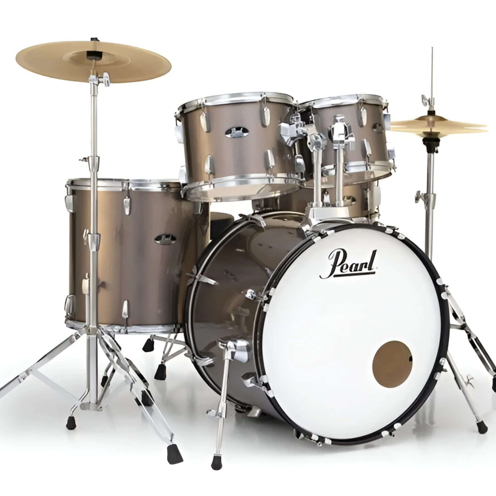 Pearl Roadshow-Plus 22 Fusion Plus Drum Kit Package - Bronze Metallic