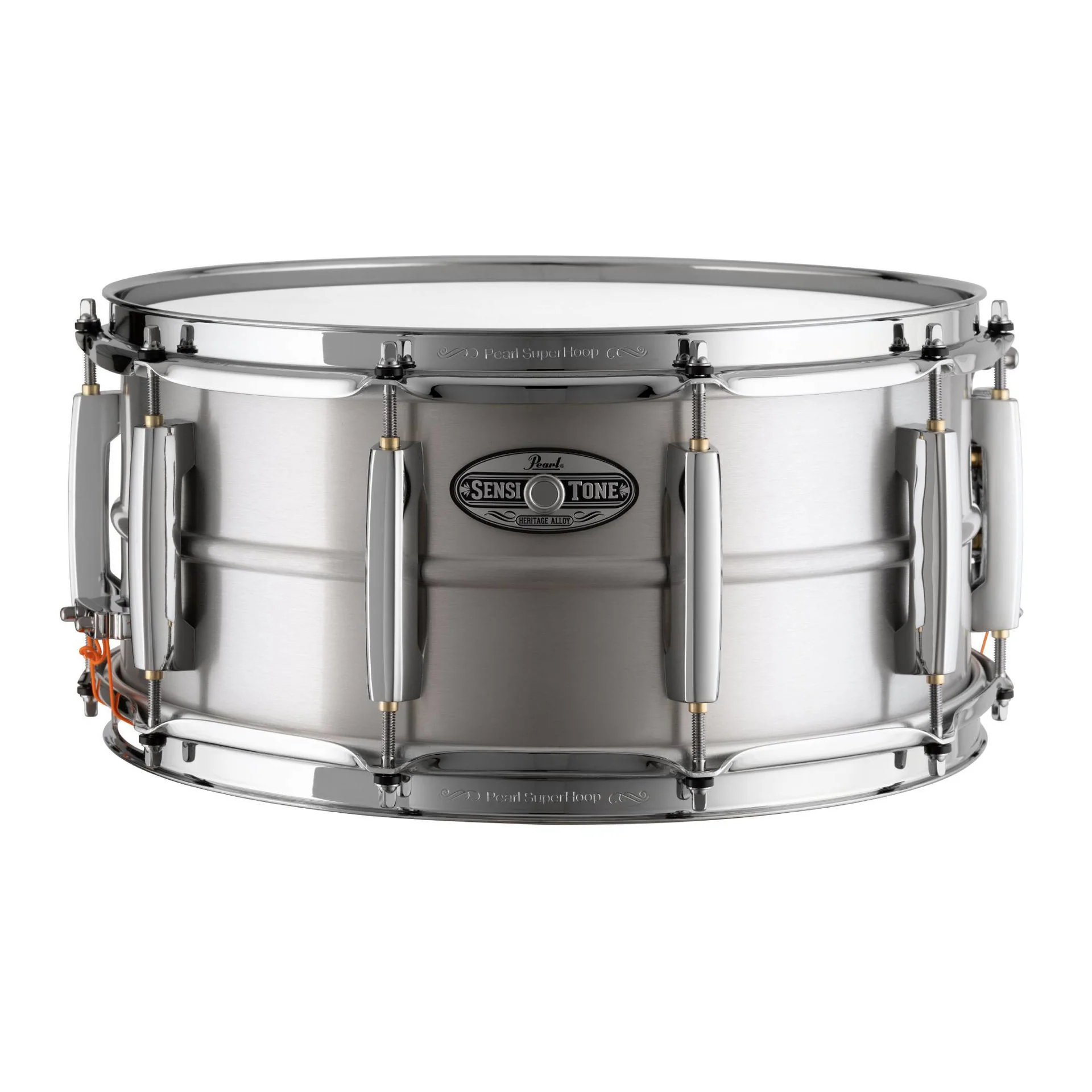 Pearl Sensitone Heritage Alloy 14x6.5 Snare Drum in Aluminum - Image 2