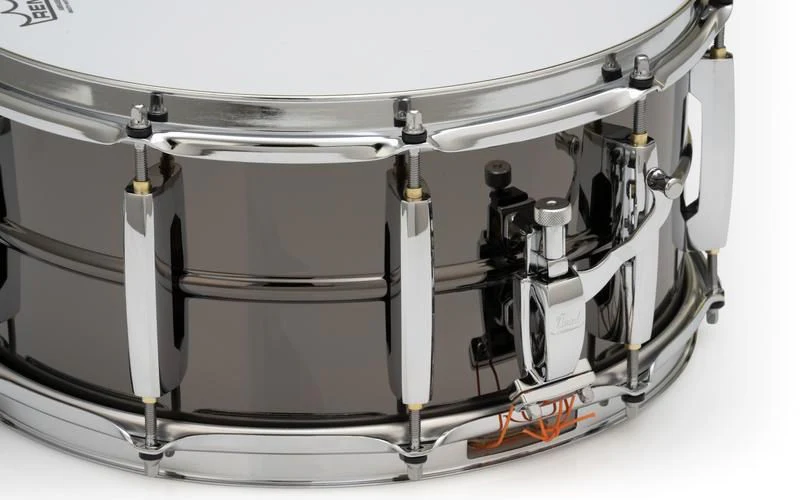 Pearl Sensitone Heritage Alloy 14x6.5 Snare Drum in Black Brass - Image 3