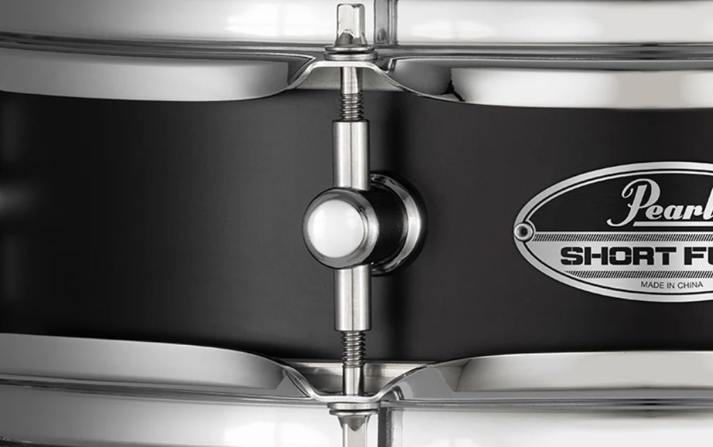 Pearl Snare Short Fuse 13 x 3.5 Black Steel - Image 4