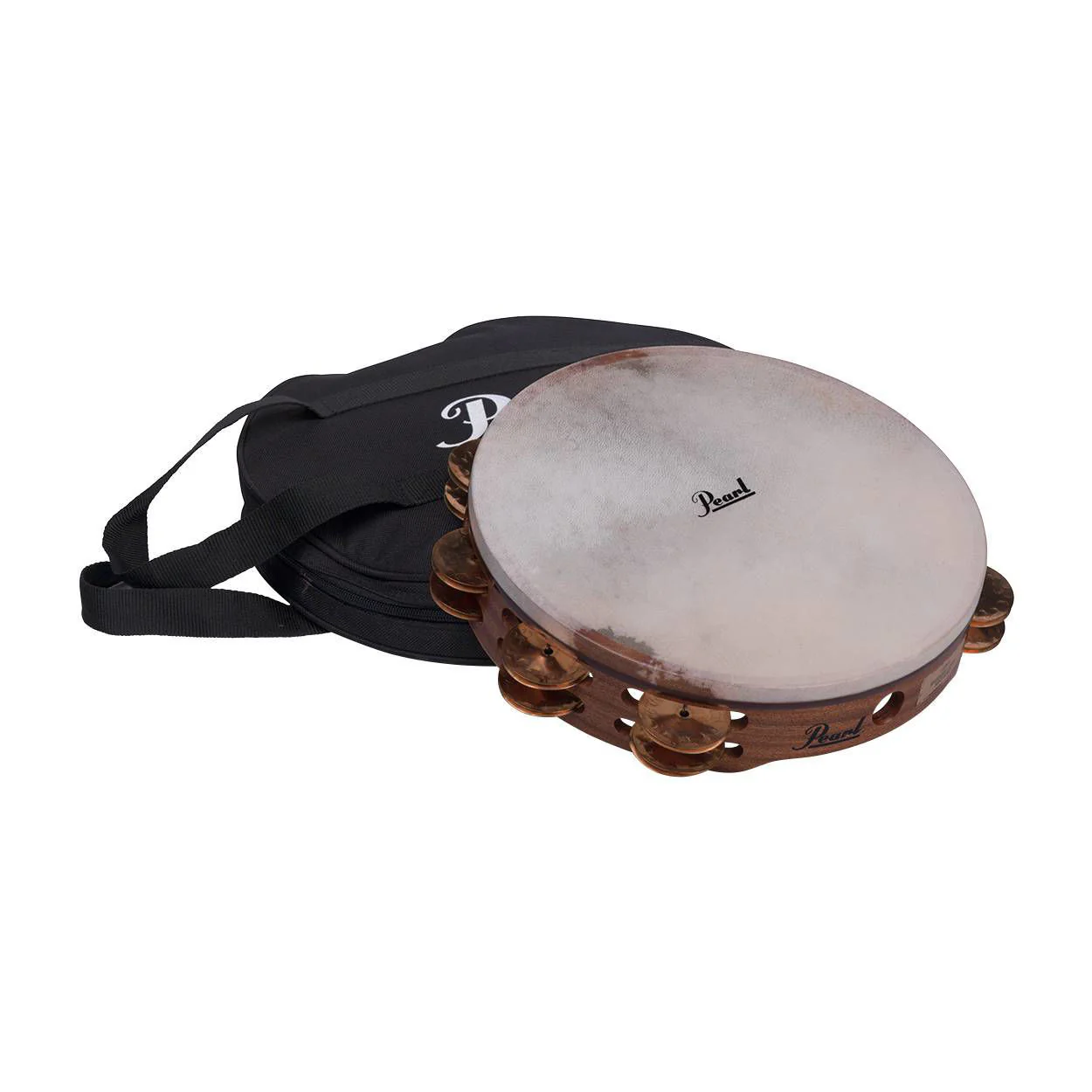 Pearl Tambourine Concert Beryllium Copper Jingles With Bag - Image 2