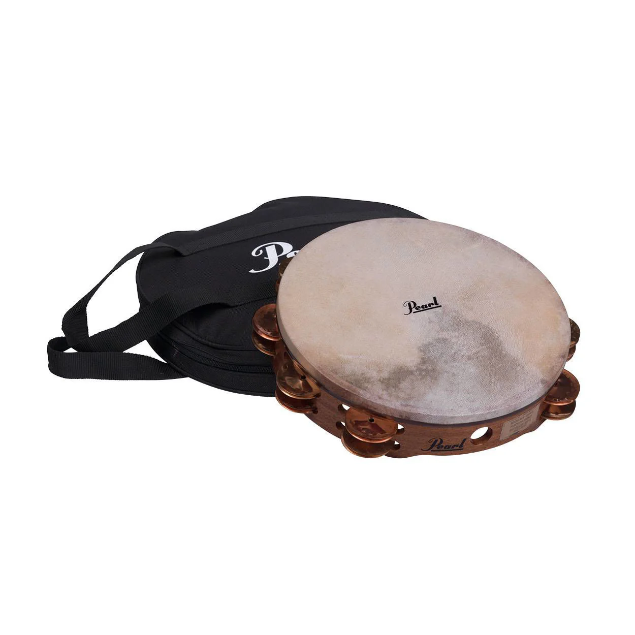 Pearl Tambourine Concert Beryllium Copper/Phosphor Bronze With Bag - Image 2