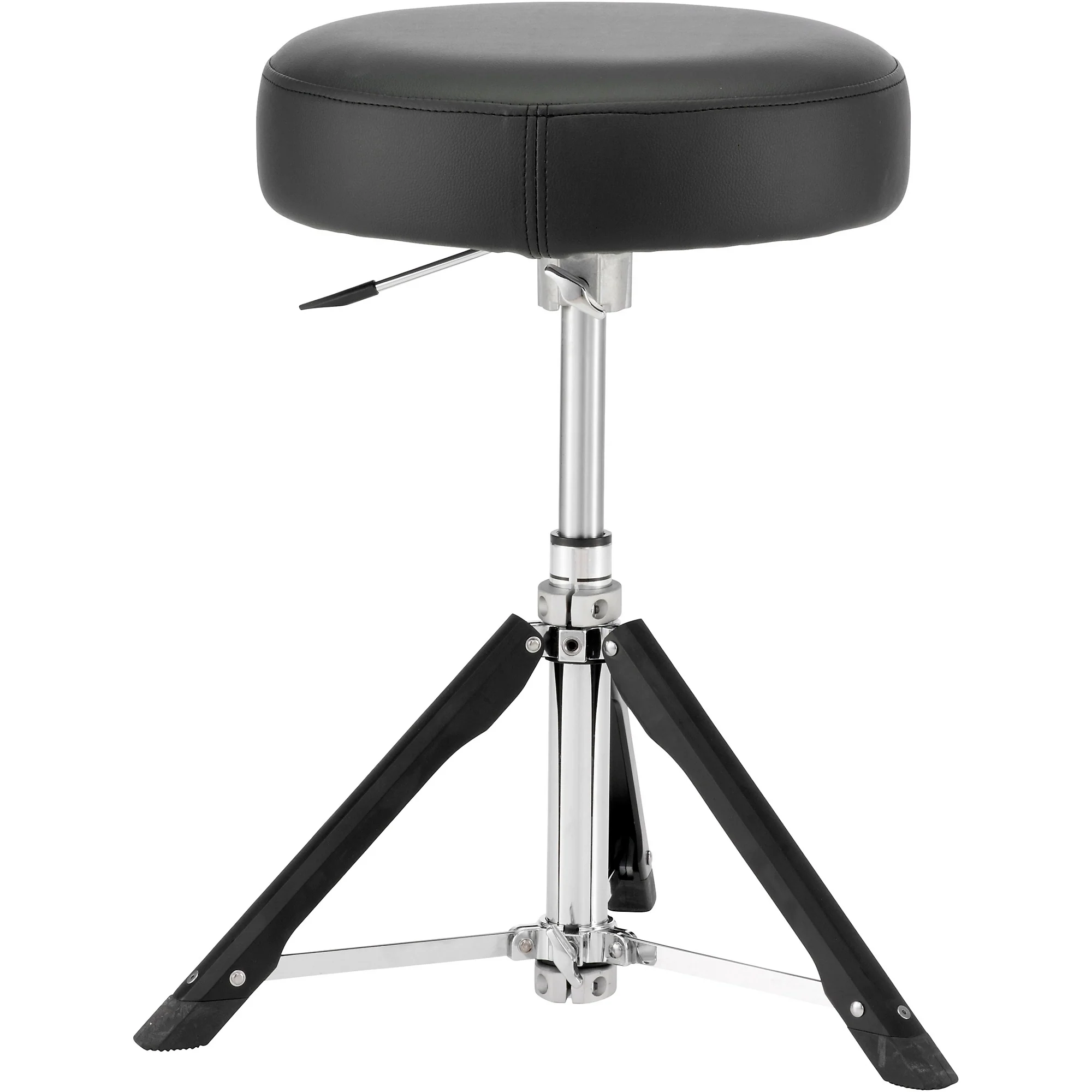 Pearl Throne 15" Gas Lift Throne Round, Red Cloth Seat + Red Gas Lift Base - Image 2