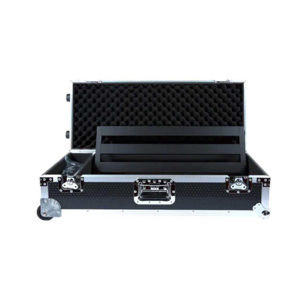 Pedaltrain Junior MAX with Wheeled Tour Case in Black Honeycomb - Image 13
