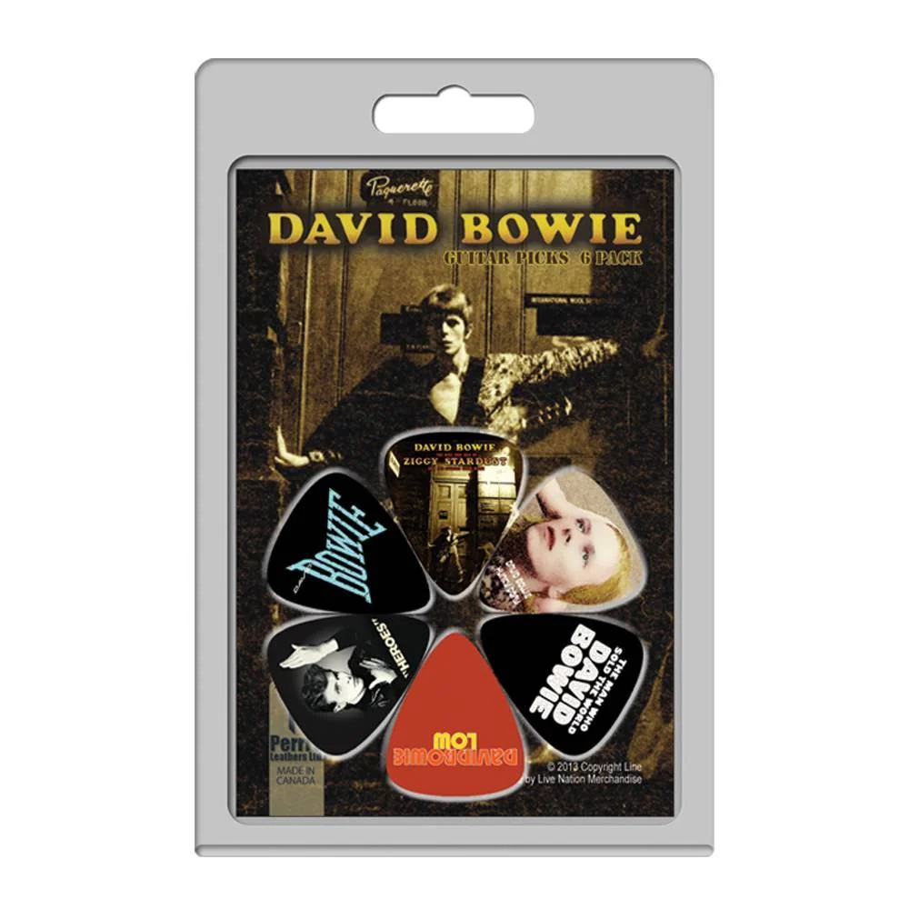 Perris LPDB1 David Bowie Licensed Guitar Pick Packs (6 in Pack) - Image 2