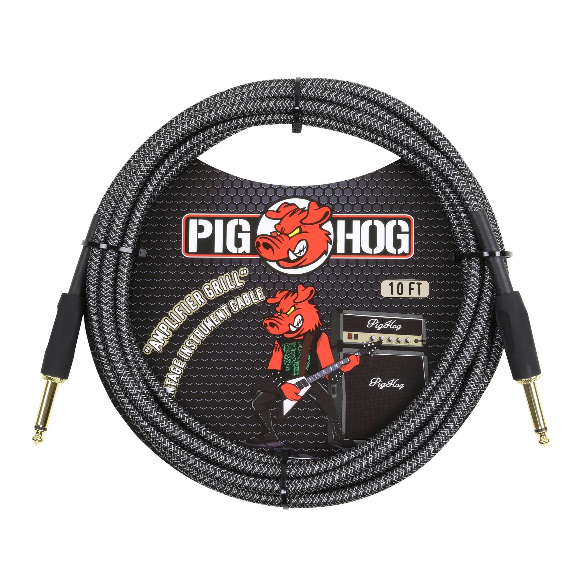 Pig Hog Instrument Cable - 10ft - Amp Grill - Image 2
