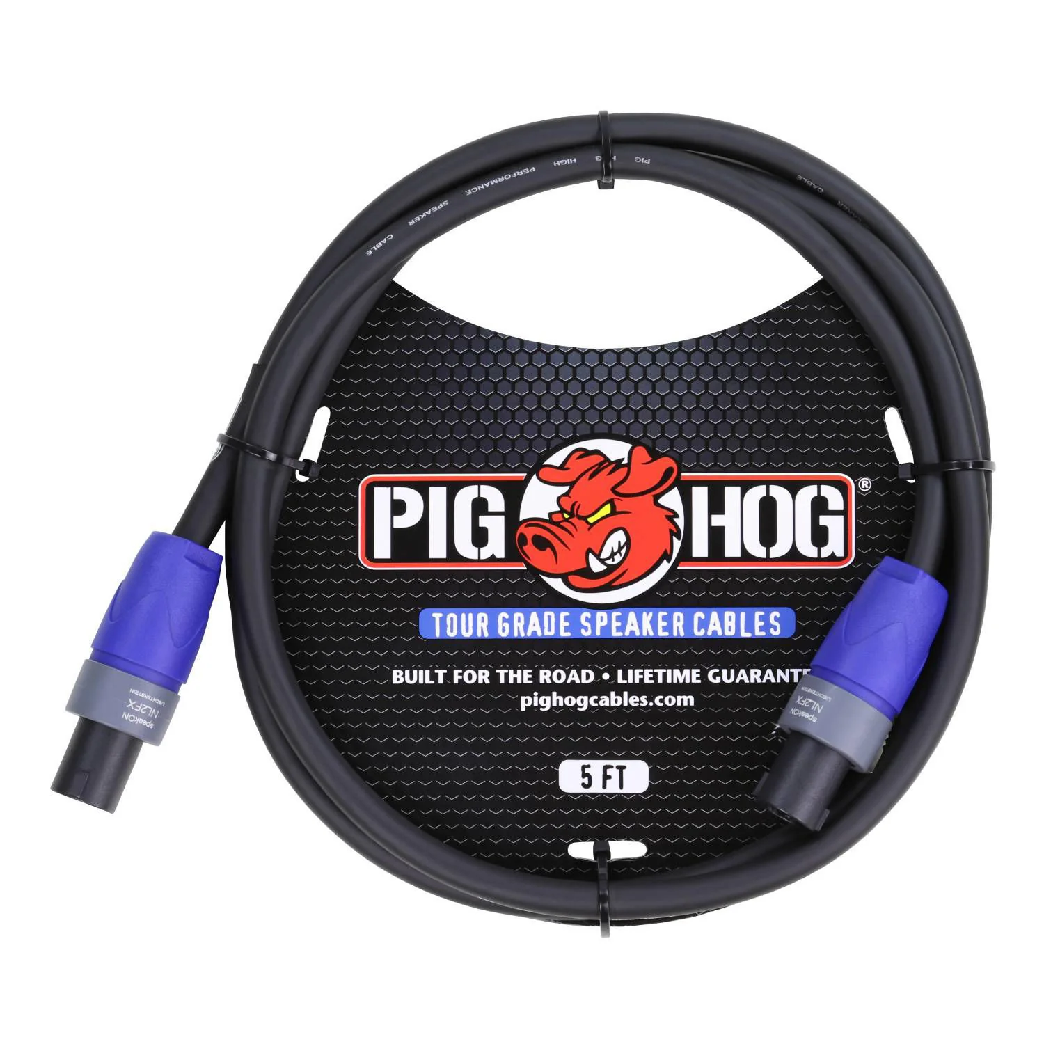 Pig Hog Speaker Cable, 5ft (14 gauge wire) - SPEAKON - Image 2