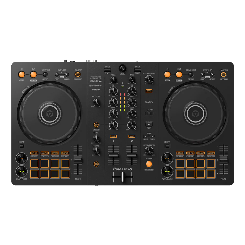 Pioneer DDJ-FLX4 4-channel DJ Controller for Rekordbox DJ & Serato DJ Pro