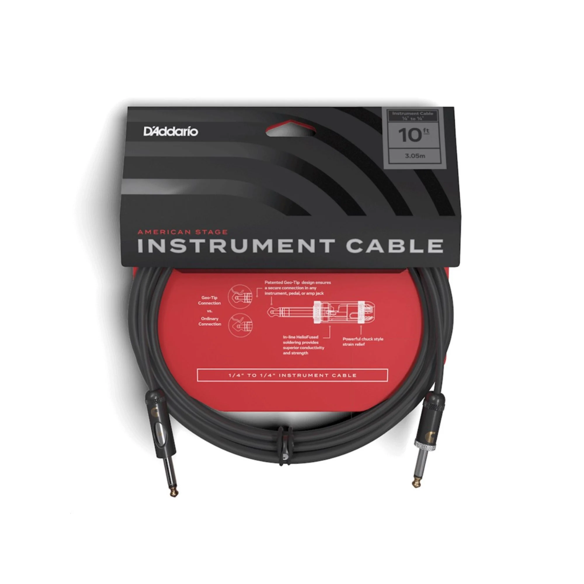 Planet Waves American Stage 10ft Killswitch Instrument Cable