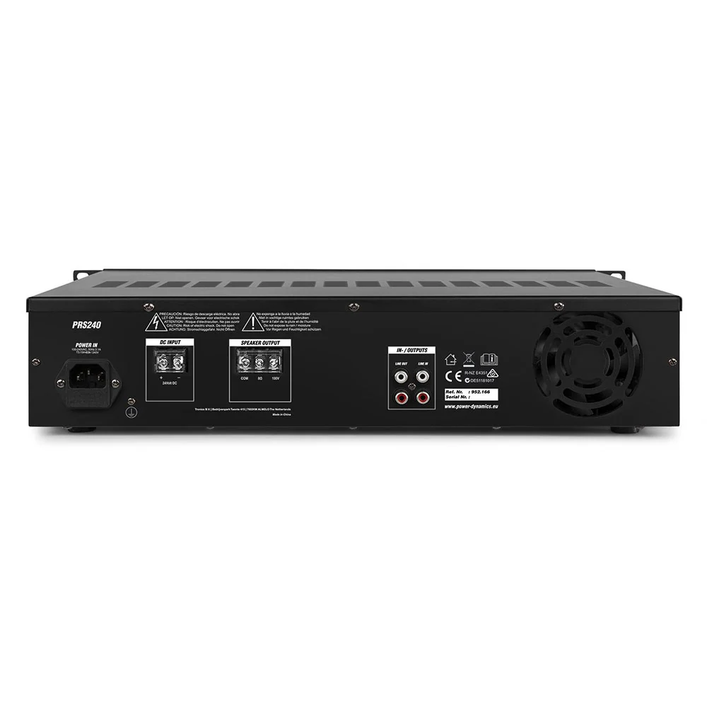 Power Dynamics PRS240 100V Slave Amplifier 240W - Image 6