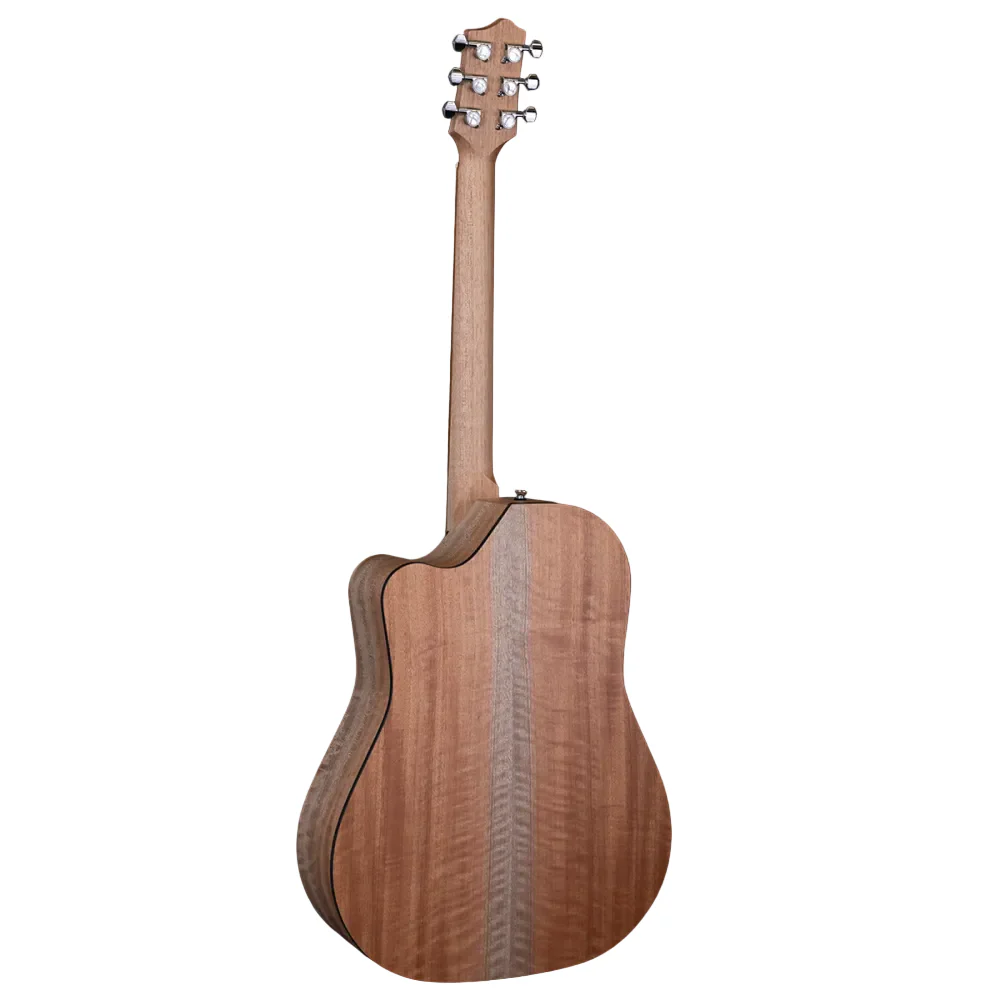 Pratley Dreadnought Cutaway Acoustic Guitar with Pickup in Maple/Bunya - Image 2