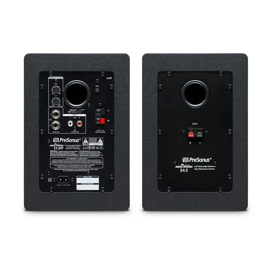 PreSonus Eris E4.5BT 4.5 inch Studio Monitor Speakers with Bluetooth - Pair - Image 3