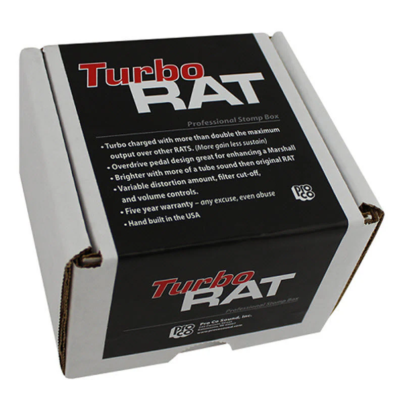 ProCo Rat Turbo Rat Distortion Guitar Effects Pedal - Image 7