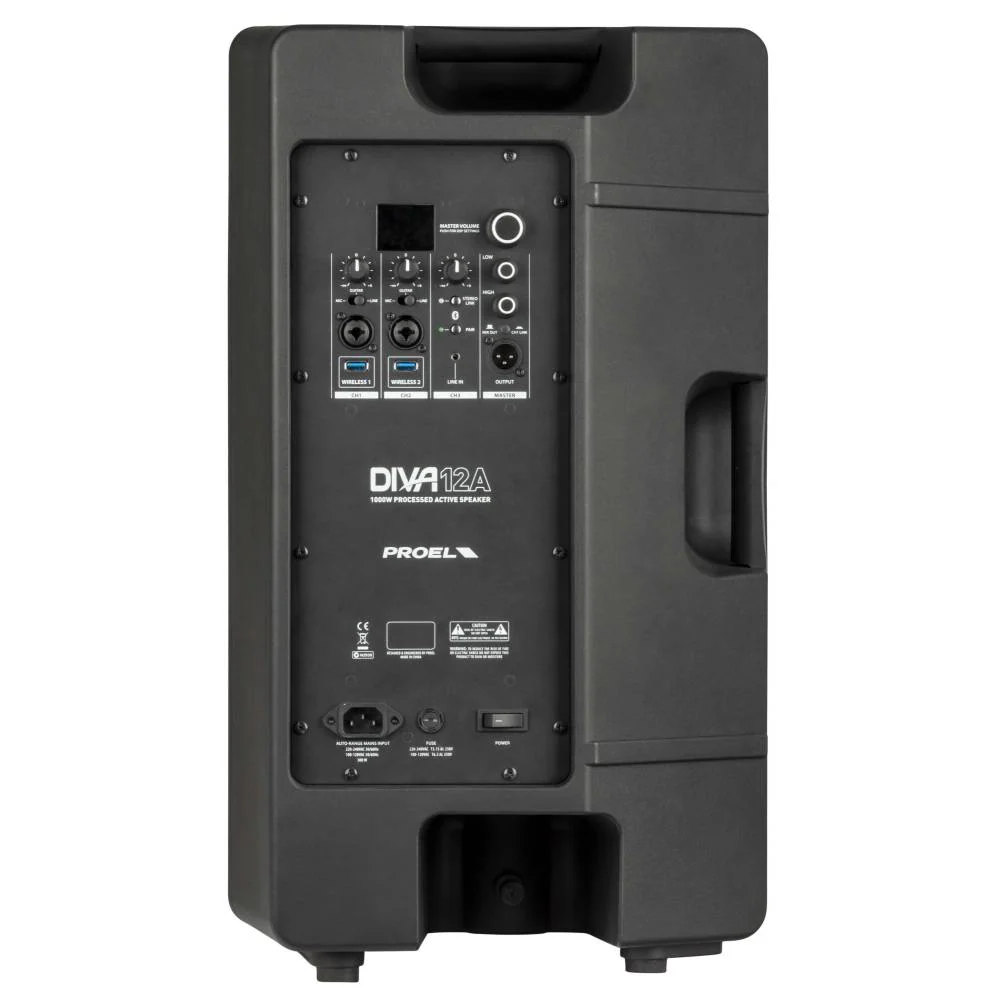 Proel DIVA12A Powered 12 inch PA Speaker - Image 3