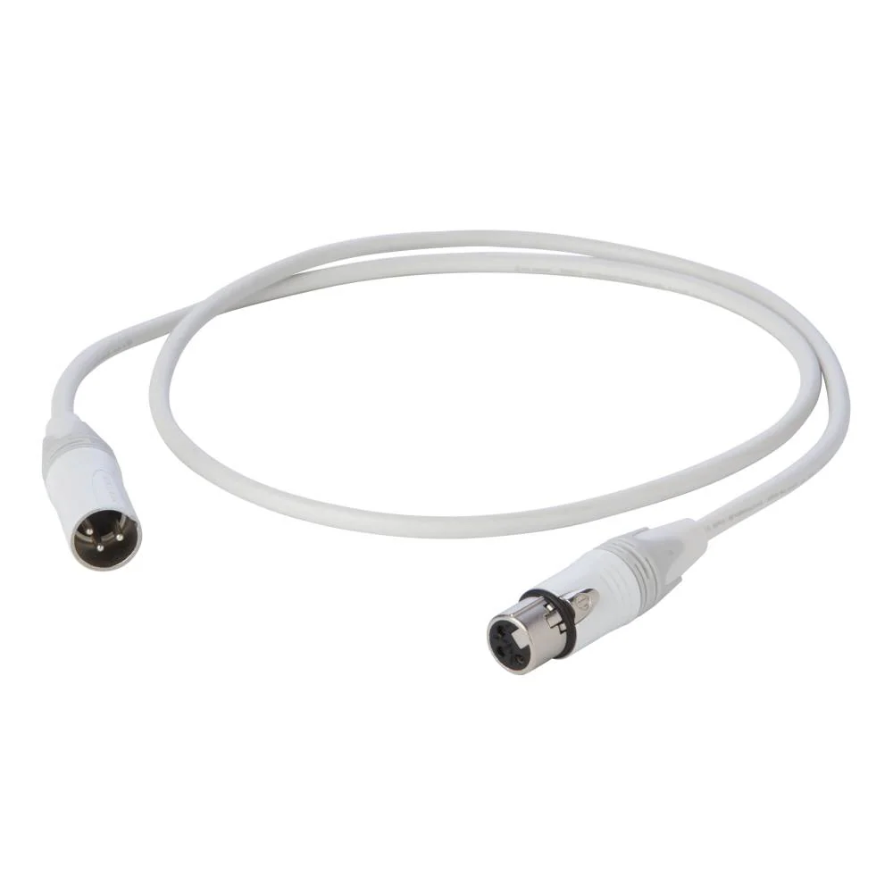 Proel ESO210LU5WH Pro XLR Audio Cable 15m - White