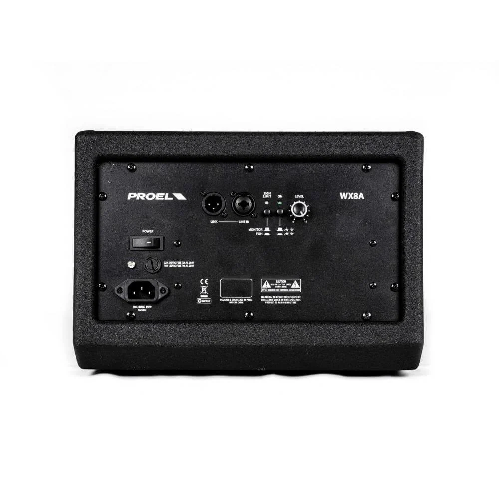 Proel WX8A Active 2-Way Coaxial 8 Stage Monitor Powered Speaker - Image 10