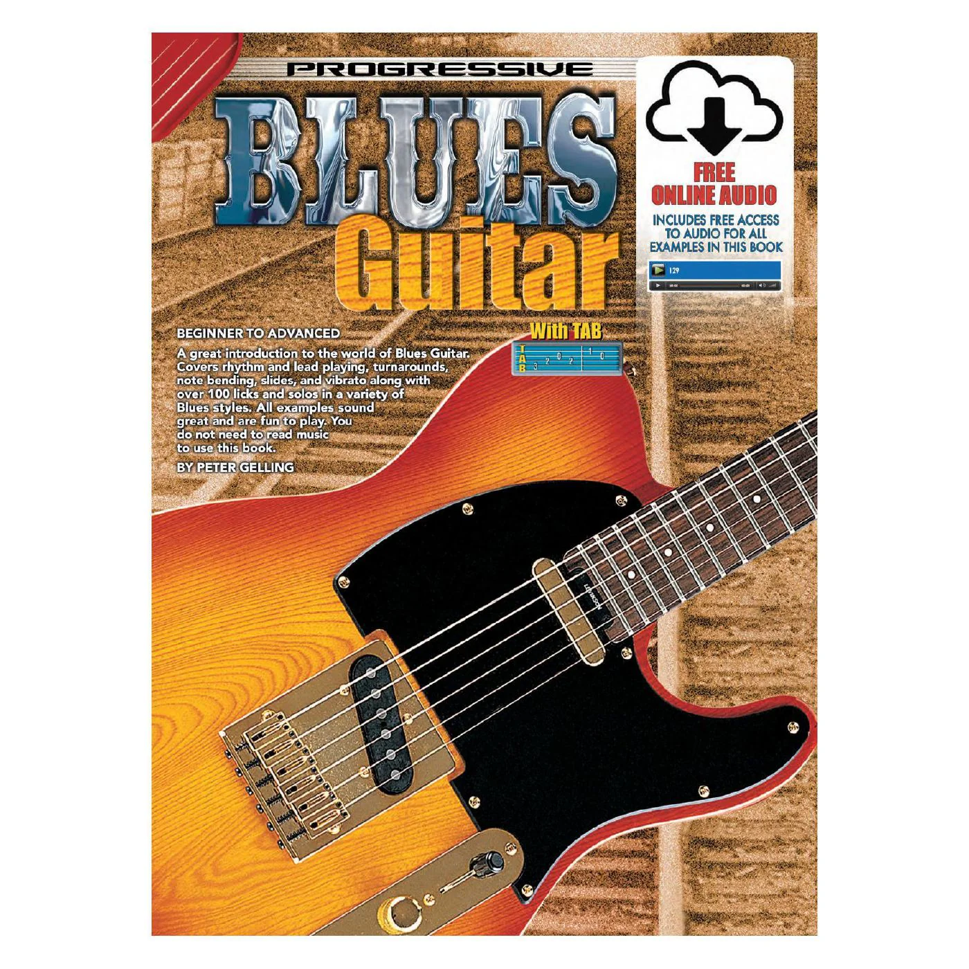 Progressive KPBGX Blues Guitar Book & Online Media - 69160