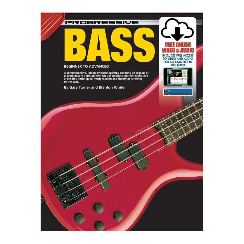 Progressive KPBX Bass Guitar Book & Online Media Link - 54044 - Image 2