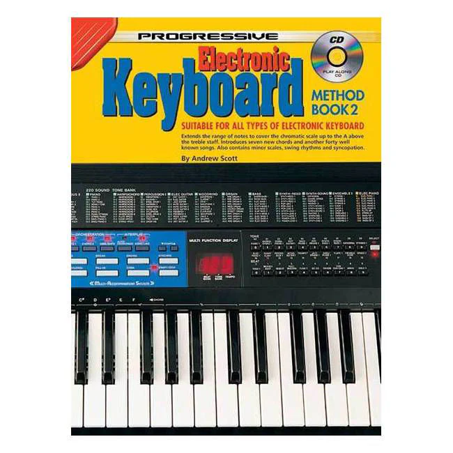 Progressive KPEK2CP Electronic Keyboard Method Book 2 & CD/DVD - 72638 - Image 2