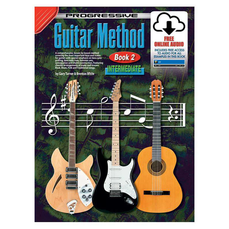 Progressive KPGM2X Guitar Method Book 2 & Online Media - 18303 - Image 2
