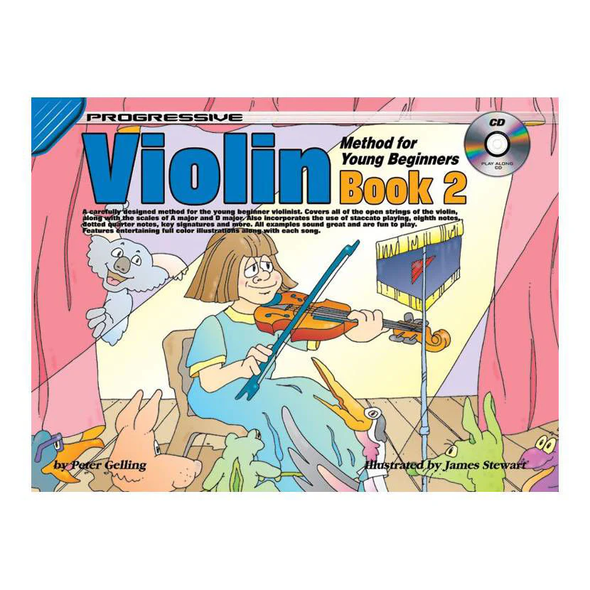 Progressive KPYV2CP Young Beginner Violin Book 2 and CD - 69203 - Image 2