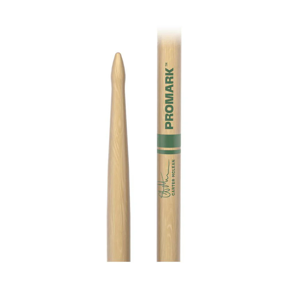 Promark Carter McLean Signature Hickory Wood Tip Drumsticks - Image 5