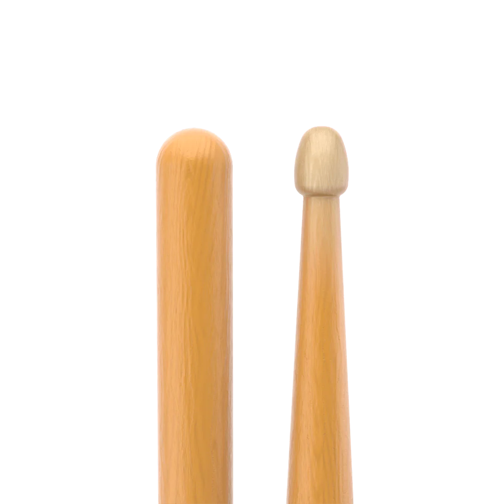 Promark Rebound 2B ActiveGrip Drumsticks - Hickory Acorn Tip Clear - Image 10