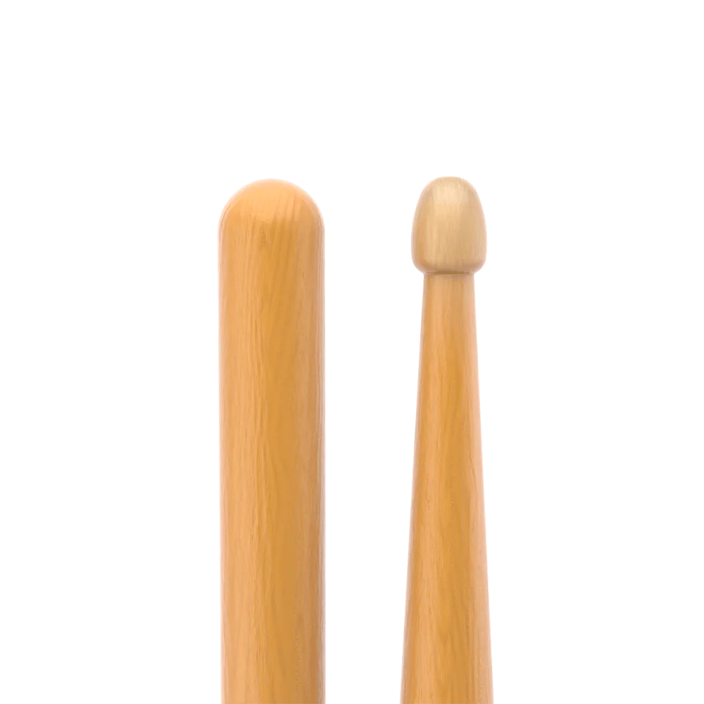 Promark Rebound 5B ActiveGrip Drumsticks - Hickory Acorn Tip Clear - Image 9