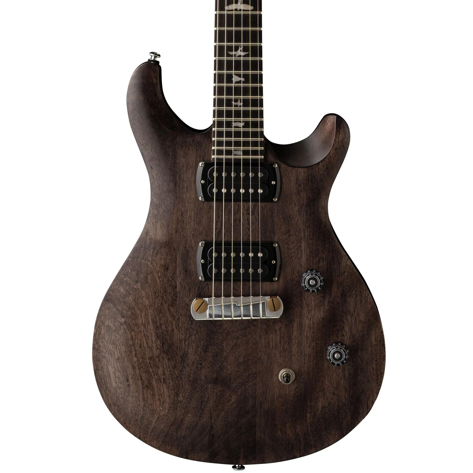 PRS SE CE24 Standard Satin Stoptail Electric Guitar - Charcoal - Image 3