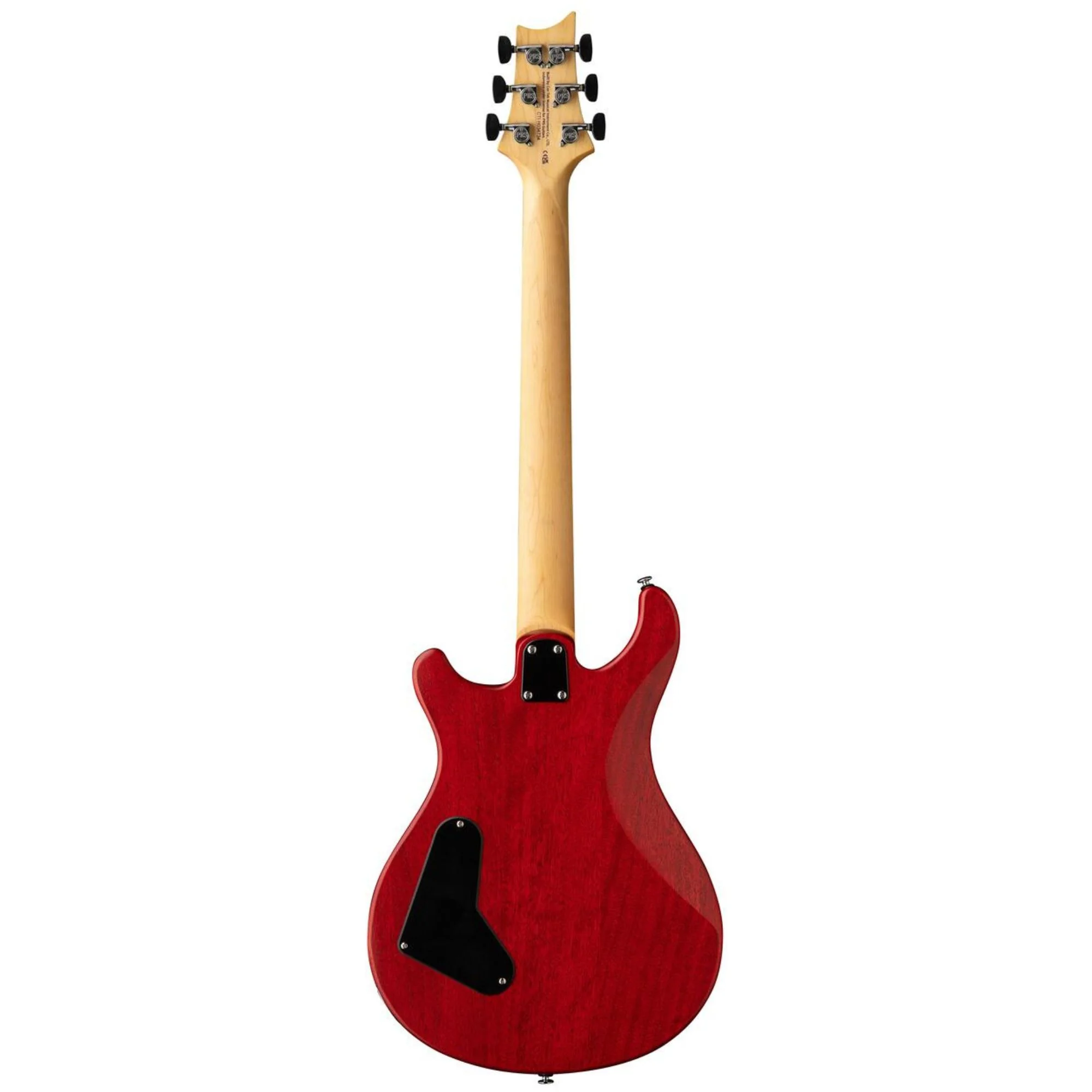 PRS SE CE24 Standard Satin Stoptail Electric Guitar - Vintage Cherry - Image 2