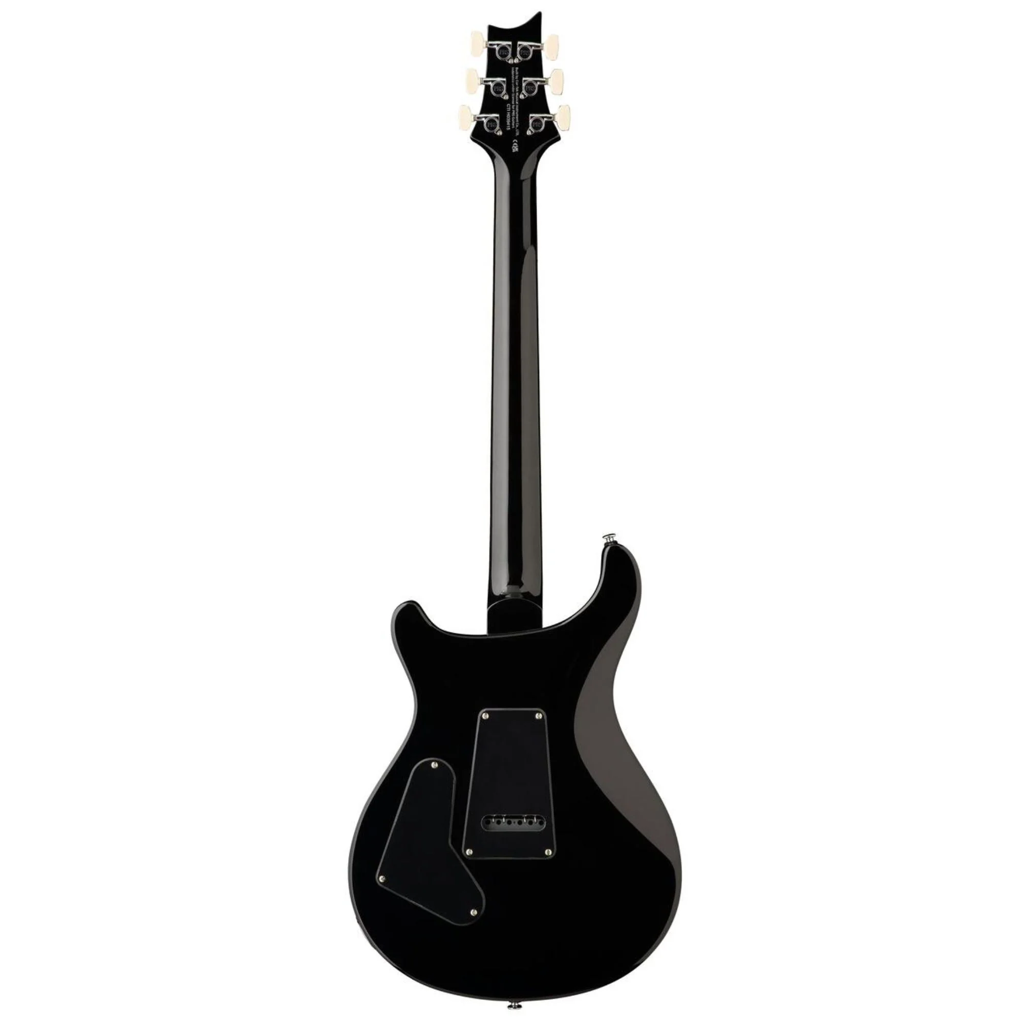 PRS SE Custom 24 Quilt Electric Guitar - Teal Black - Image 2