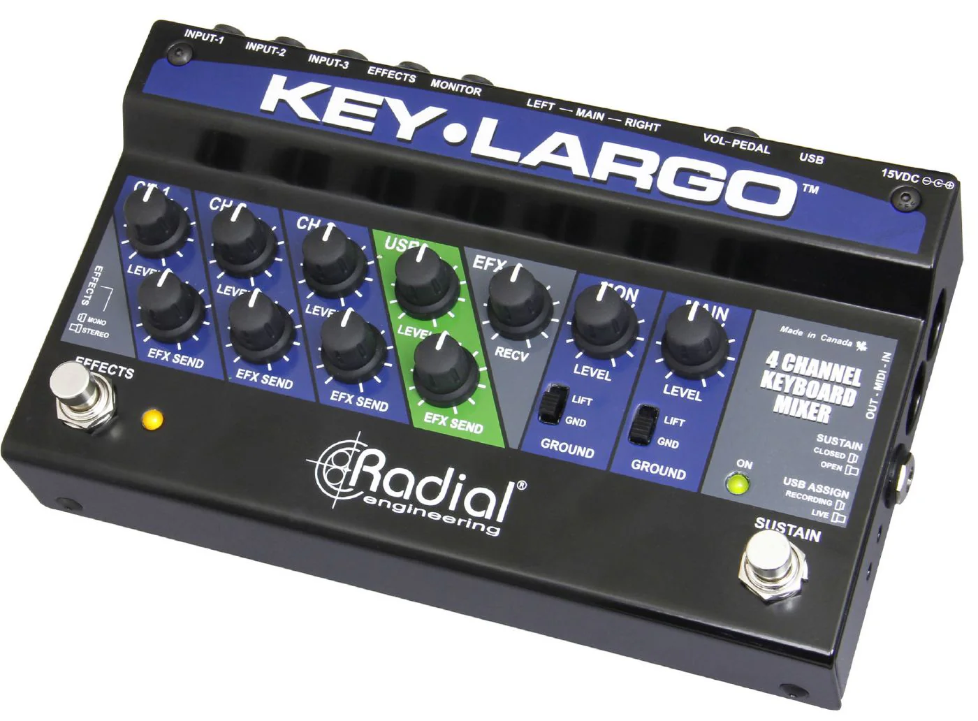 Radial Key-Largo Keyboard Mixer - Image 3