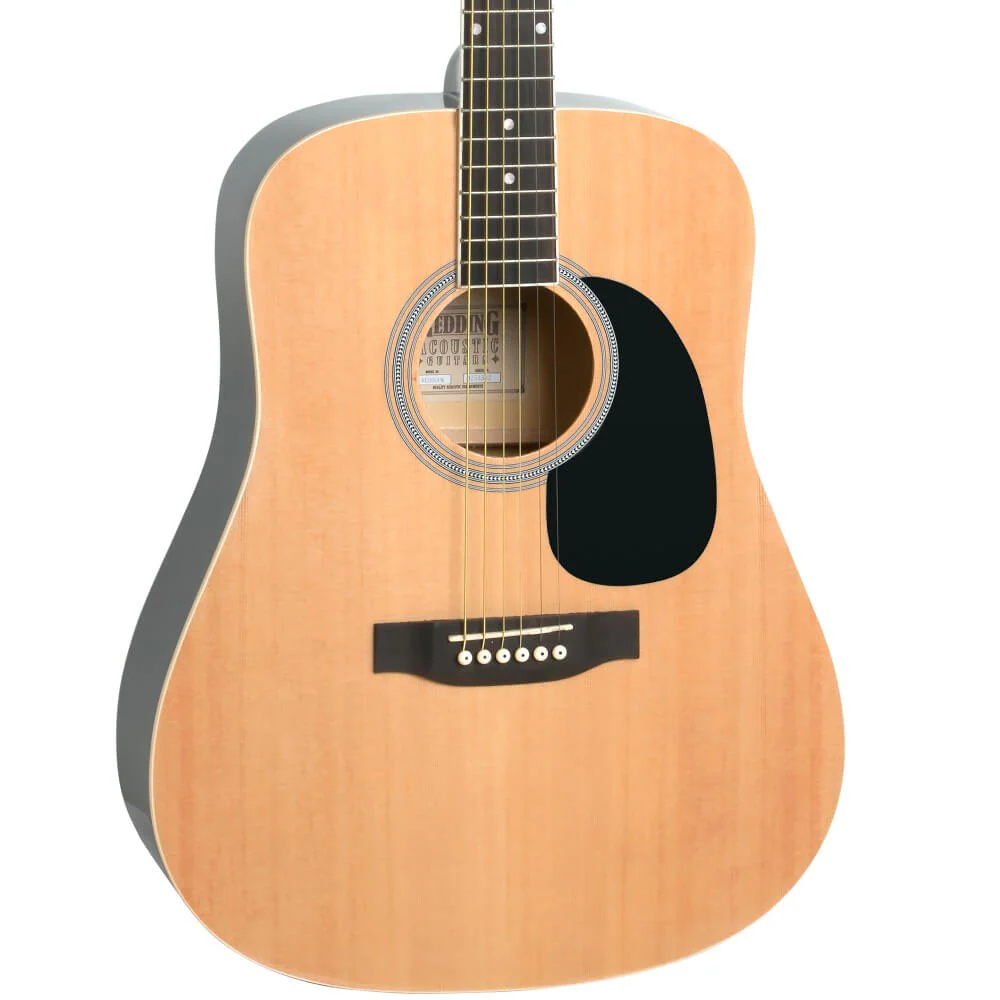 Redding RED50 Drednought Acoustic Guitar Pack with Tuner - Natural Gloss - Image 5