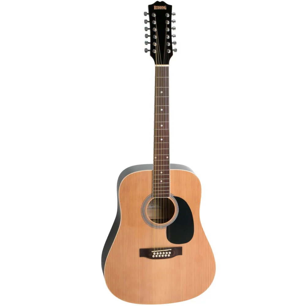 Redding RED512 12-String Acoustic Guitar - Natural Gloss - Image 4