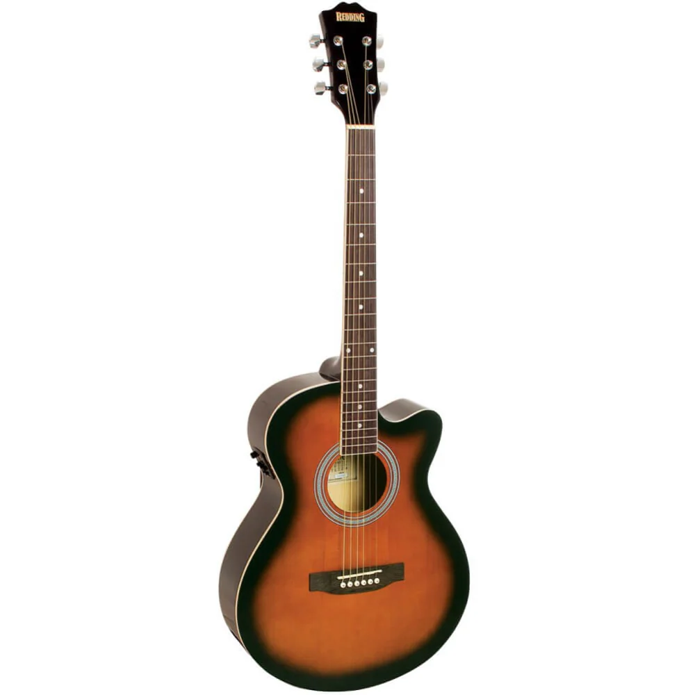 Redding RED51PCETS Grand Concert Acoustic Guitar Pack - Tobacco Sunburst - Image 3