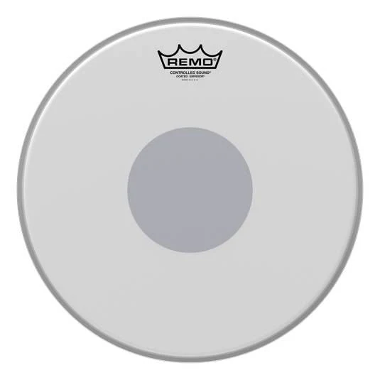 Remo BE-0113-10 Controlled Sound Emperor Coated 13inch with Black Dot on Bottom Drumhead